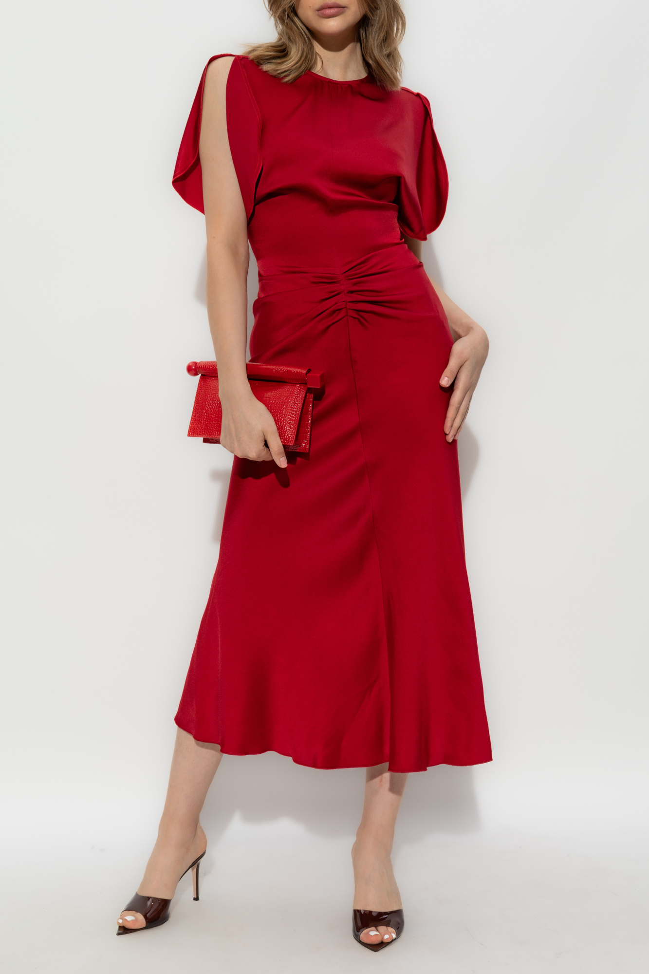 Victoria Beckham Dress with draping at the waist | Women's